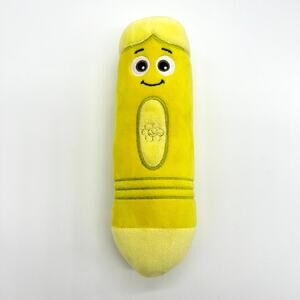 Baby First TV Color Crew Yellow Crayon Stuffed Talking Plush Toy Works Babyfirst